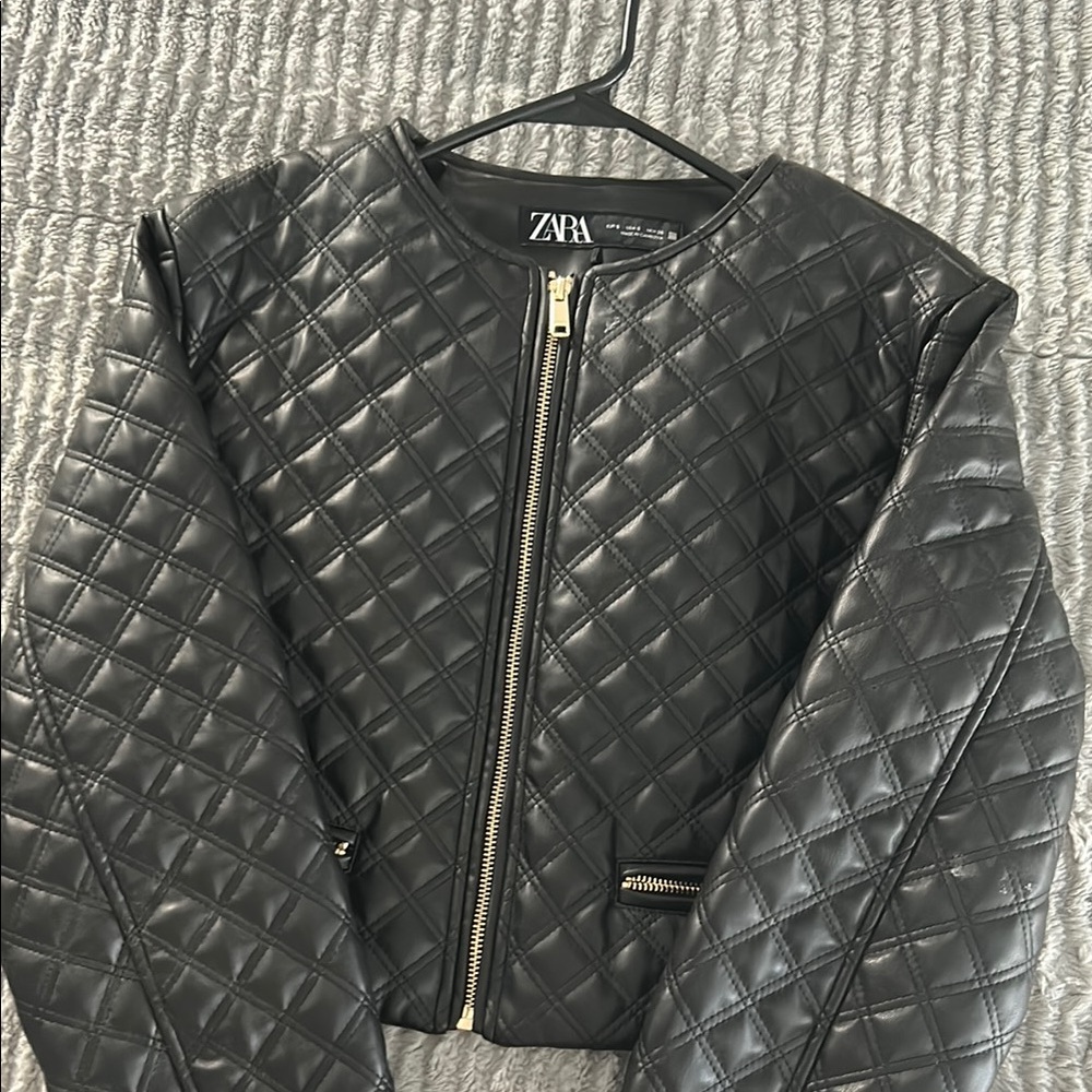 Zara Black Quilted Jacket